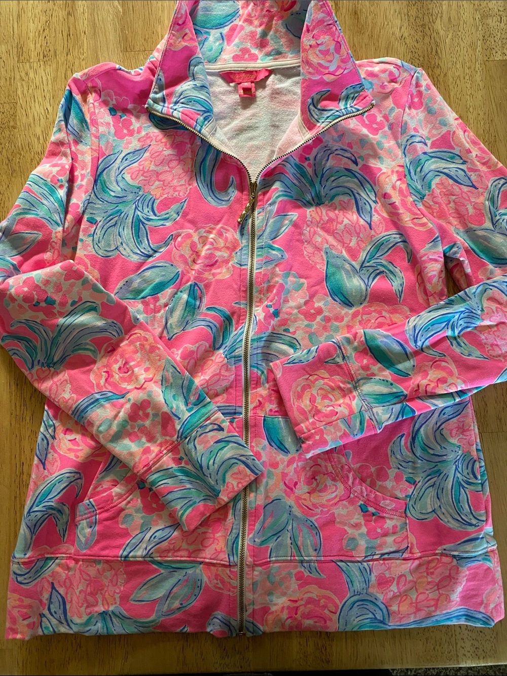 Lilly Pulitzer Pinking Positive Leona Full Zip